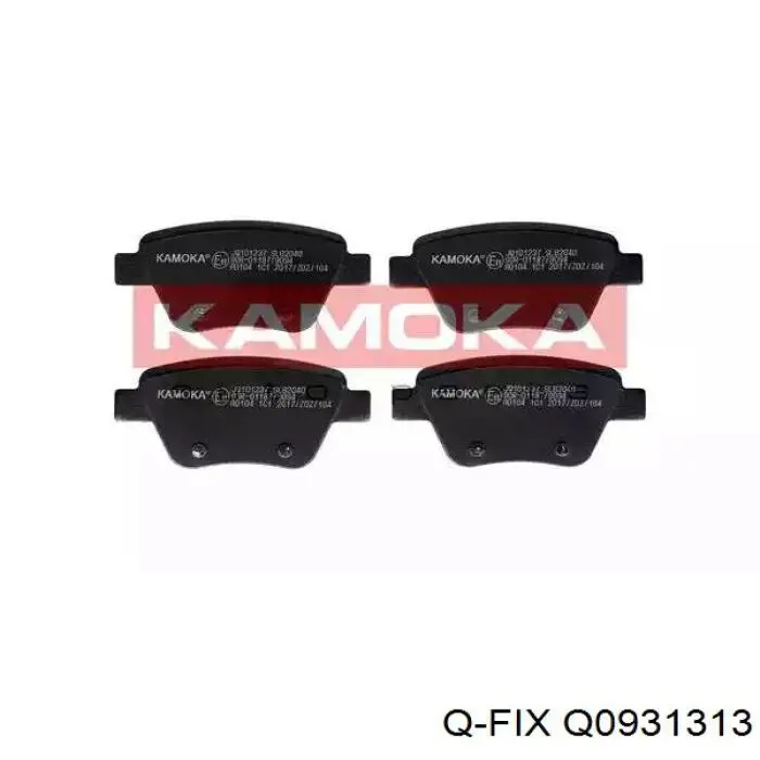 Comprar Q0931313 Q-fix Pastillas de freno traseras