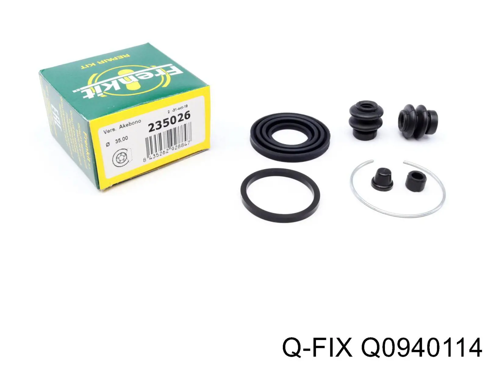 Buje de la pinza de freno delantera Q0940114 Q-fix