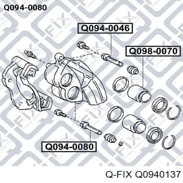 Comprar 4432515 Ford Guía de la pinza de freno delantera