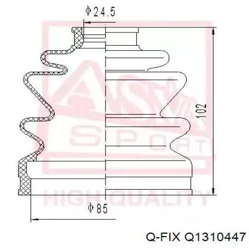 Junta homocinética exterior delantera KIA Sorento 2 XM