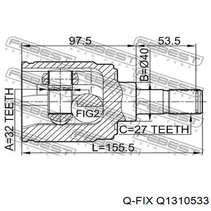 44310SM4980 Honda Junta homocinética interna delantera