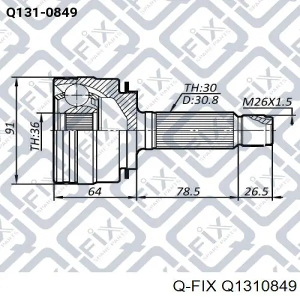 Q1310849 Q-fix Junta homocinética