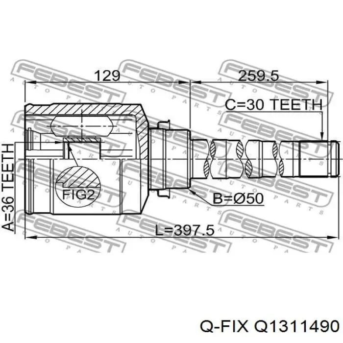 Q1311490 Q-fix Junta homocinética
