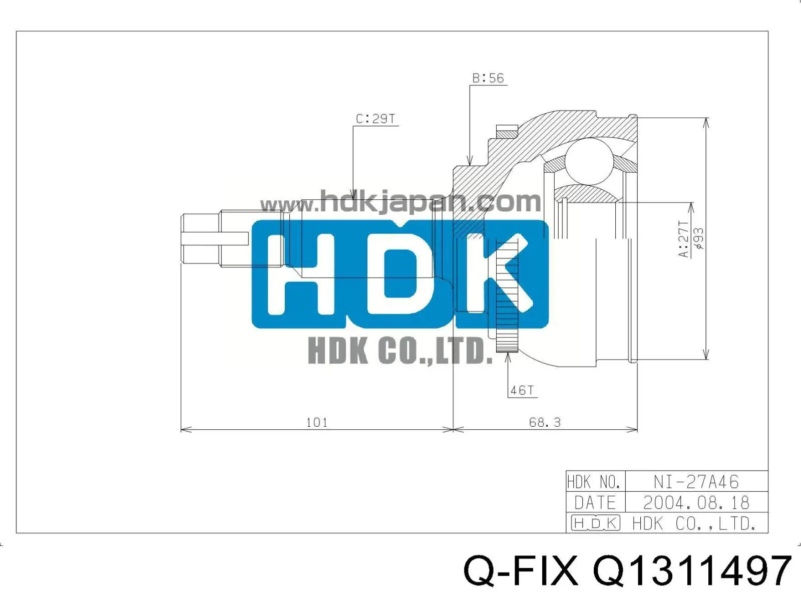 Comprar Q1311497 Q-fix Junta trípode interior