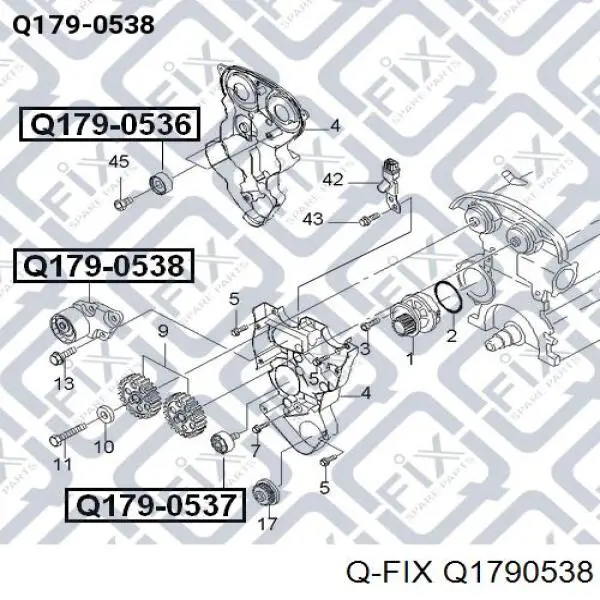 Q179-0538 Q-fix tensor, correa dentada