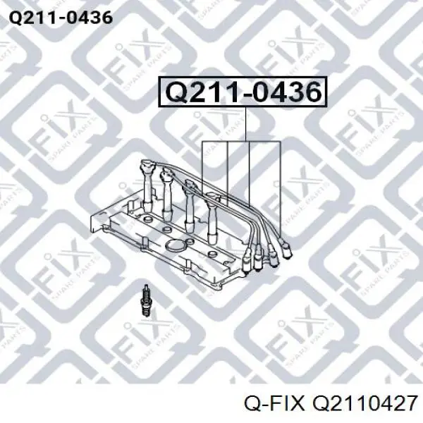 Q211-0427 Q-fix juego de cables de encendido