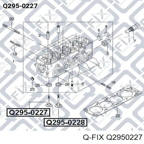 Q295-0227 Q-fix válvula de escape