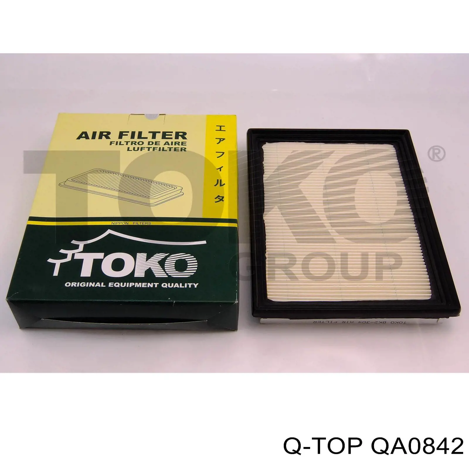 QA0842 Q-top Filtro de aire de motor
