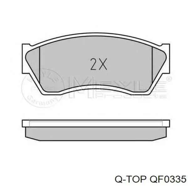 QF0335 Q-top pastillas de freno delanteras
