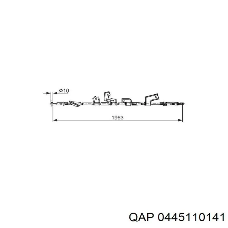 0445110141 QAP inyector de combustible