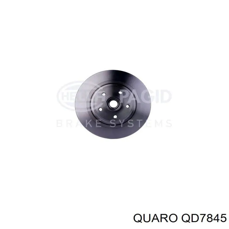 QD7845 Quaro disco de freno trasero