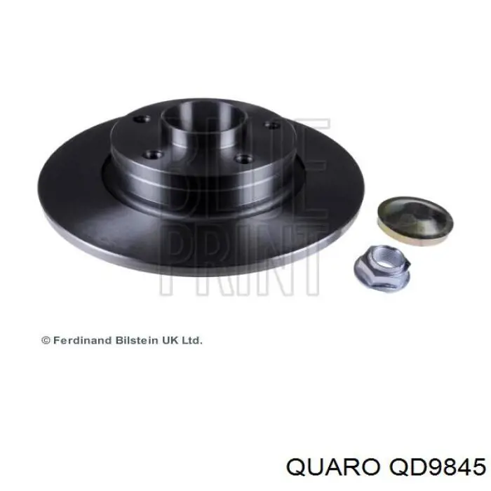 QD9845 Quaro disco de freno trasero