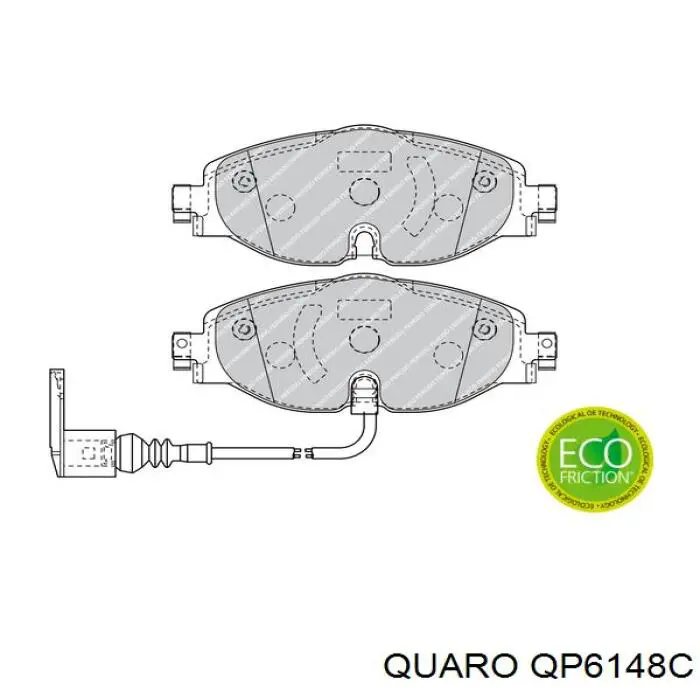 Pastillas de freno delanteras Volkswagen Tiguan 1 5N1, 5N2