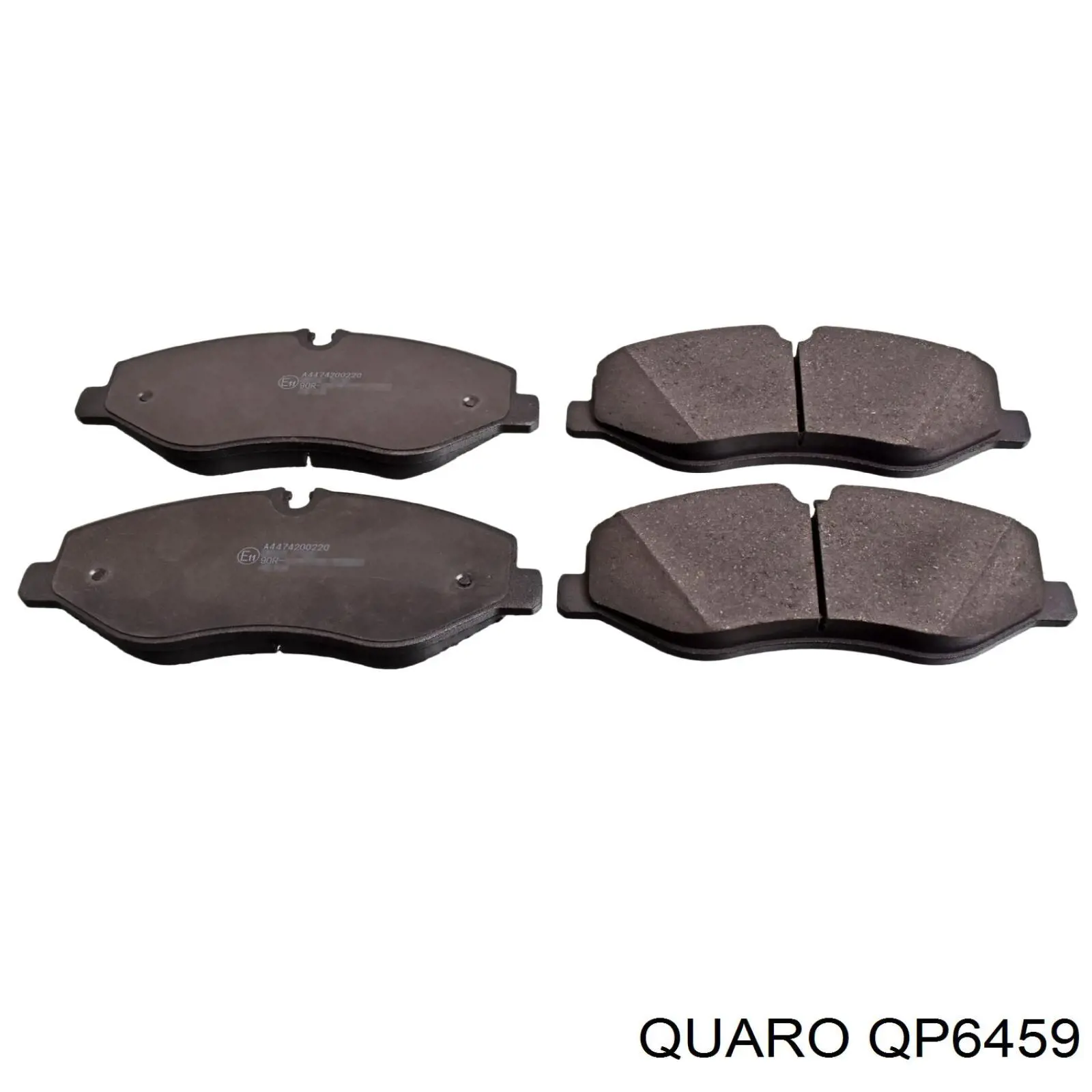 QP6459 Quaro pastillas de freno delanteras