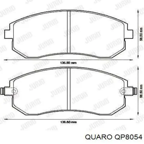 Pastillas de freno delanteras Subaru Impreza 3 GH