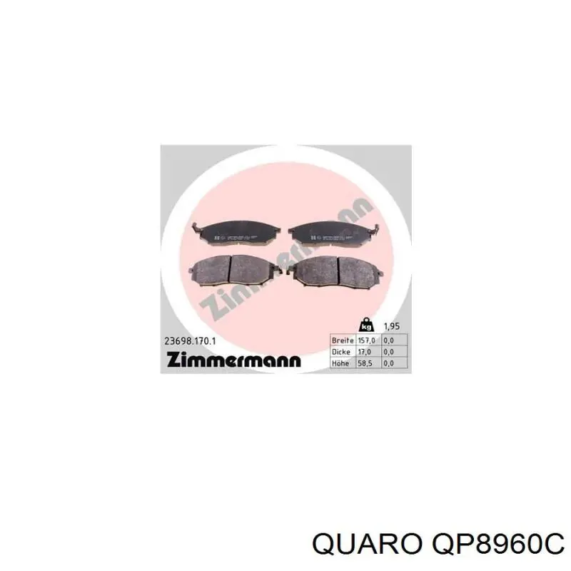 Pastillas de freno delanteras Nissan Navara D40M