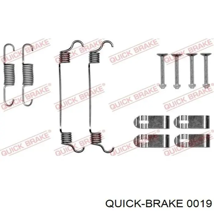 0019 Quick Brake tornillo/valvula purga de aire, pinza de freno delantero