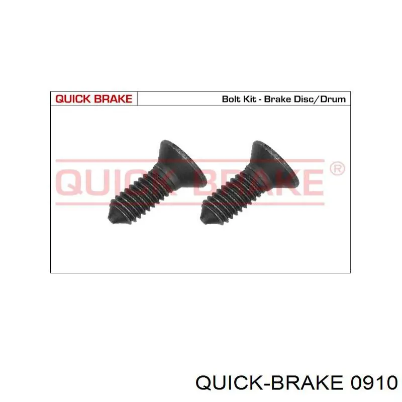 0910 Quick Brake pastillas de freno delanteras