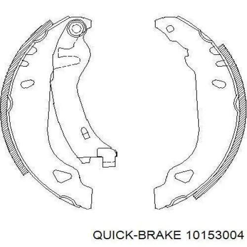 101 53 004 Quick Brake kit de reparacion mecanismo suministros (autoalimentacion)