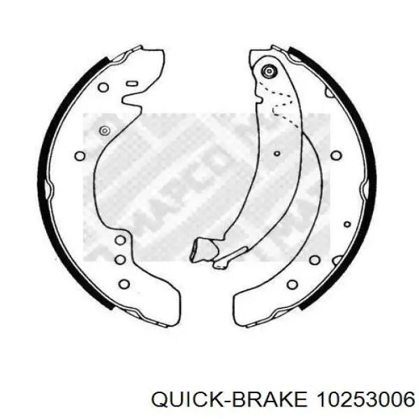Regulador de freno de tambor trasero 10253006 Quick Brake