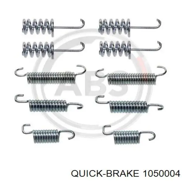 105-0004 Quick Brake kit de montaje, zapatas de freno traseras