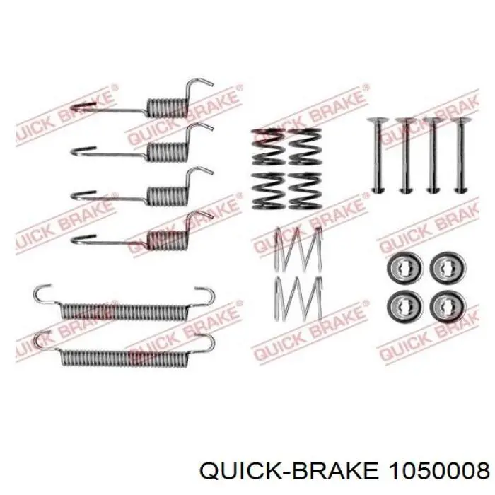 Kit de montaje de zapatas de freno traseras Quick Brake 1050008 precio, desde 8,75 EUR