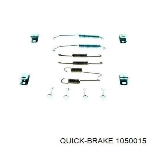 1050015 Quick Brake kit de montaje, zapatas de freno traseras