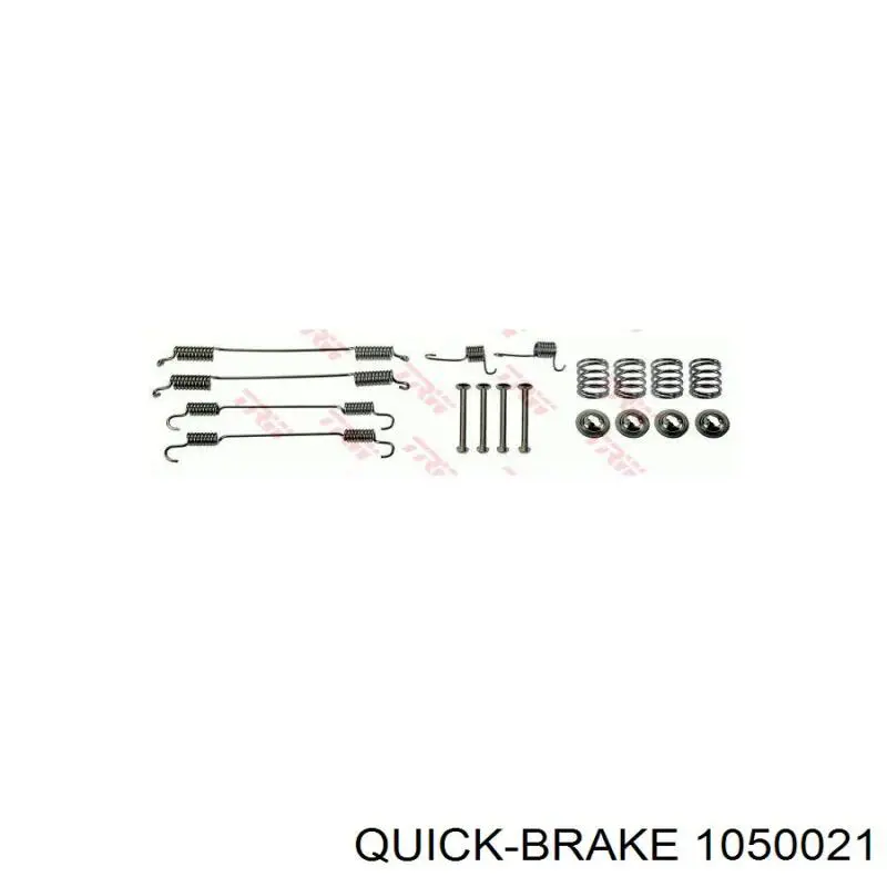 Comprar 1050021 Quick Brake Kit de montaje de zapatas de freno traseras