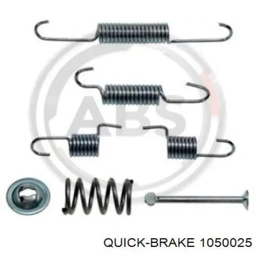 1050025 Quick Brake Kit de montaje de zapatas de freno traseras