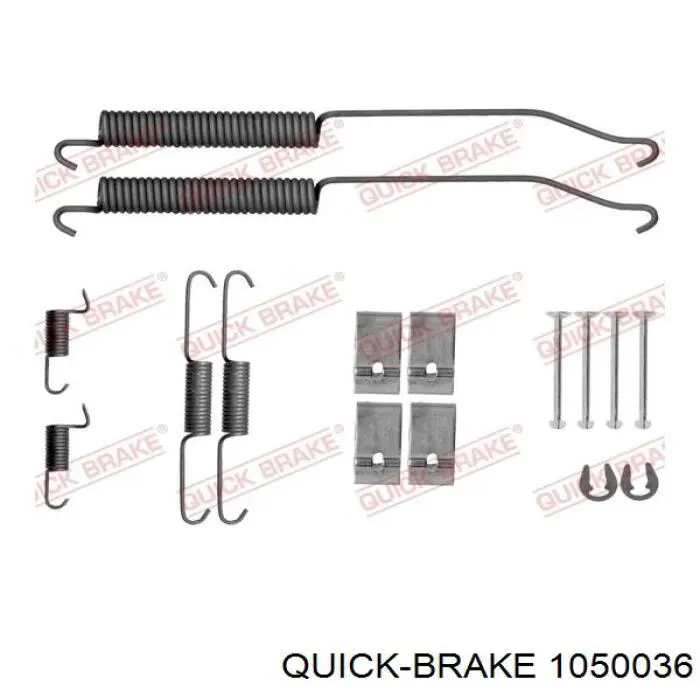 Kit de montaje de zapatas de freno traseras Quick Brake 1050036 precio, desde 14,23 EUR