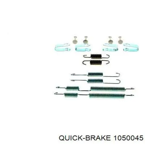 Comprar 1050045 Quick Brake Kit de montaje de zapatas de freno traseras