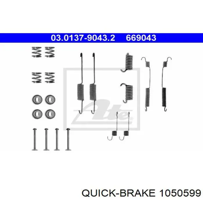 Comprar Kit de montaje de zapatas de freno traseras Ford Orion II AFF