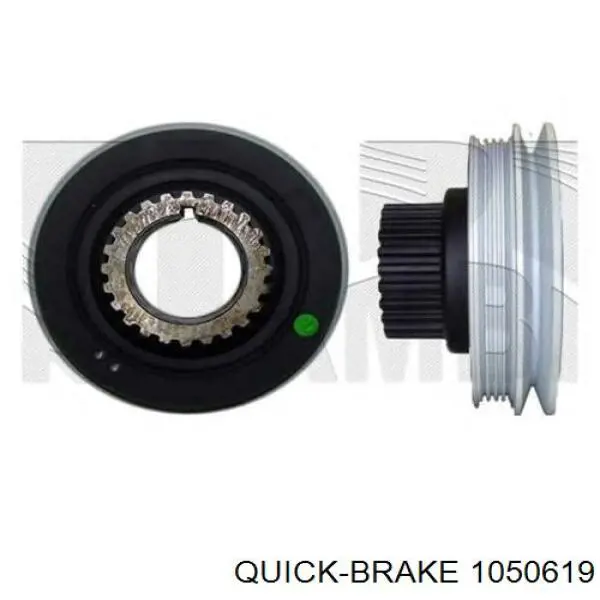 105-0619 Quick Brake kit de montaje, zapatas de freno traseras