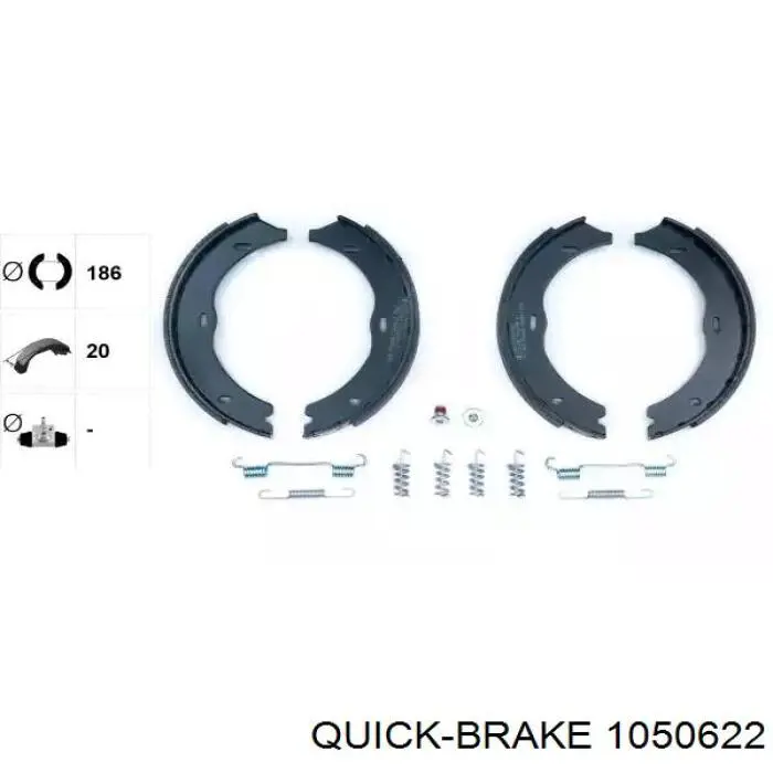 Kit de reparación del freno de estacionamiento TRW Quick Brake 1050622