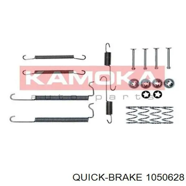 105-0628 Quick Brake kit de montaje, zapatas de freno traseras