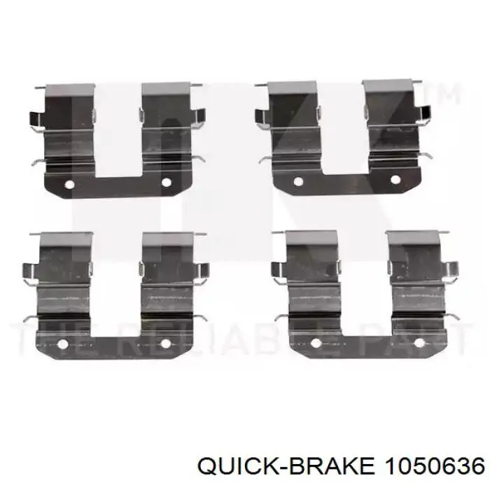 Kit de reparación, pastillas de frenos Quick Brake 1050636