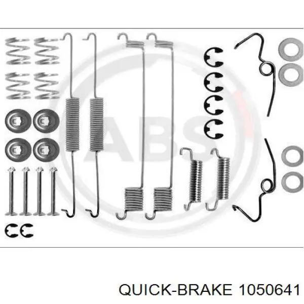 105-0641 Quick Brake juego de reparación, pastillas de frenos