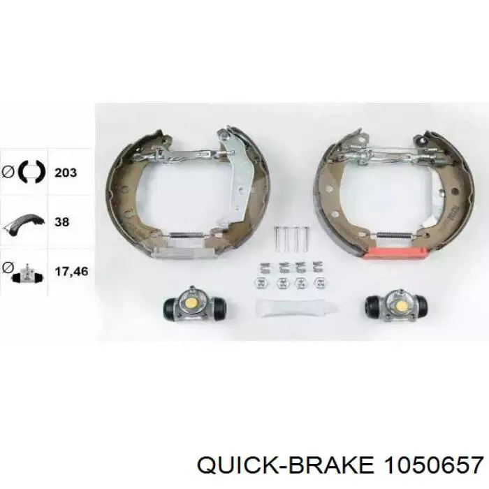 Comprar 7701204840 Renault (RVI) Kit de montaje de zapatas de freno traseras