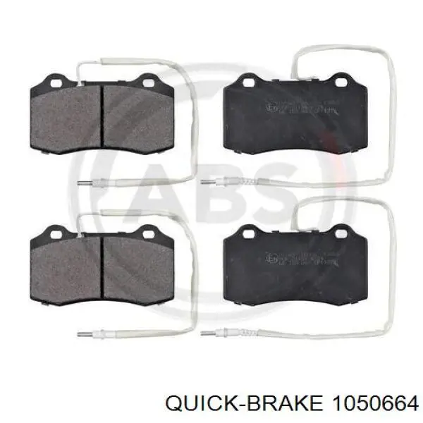 105-0664 Quick Brake kit de montaje, zapatas de freno traseras