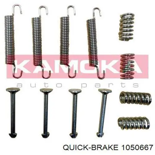 Comprar 1050667 Quick Brake Kit de montaje de zapatas de freno traseras