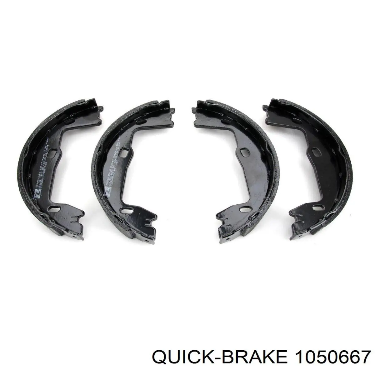Kit de montaje de zapatas de freno traseras 1050667 Quick Brake