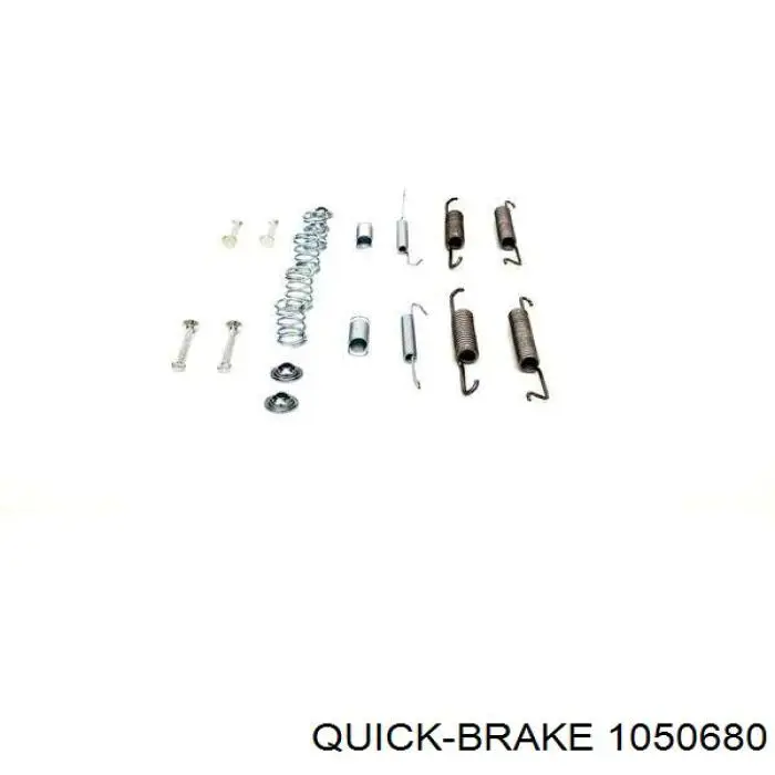 1050680 Quick Brake Kit de montaje de zapatas de freno traseras