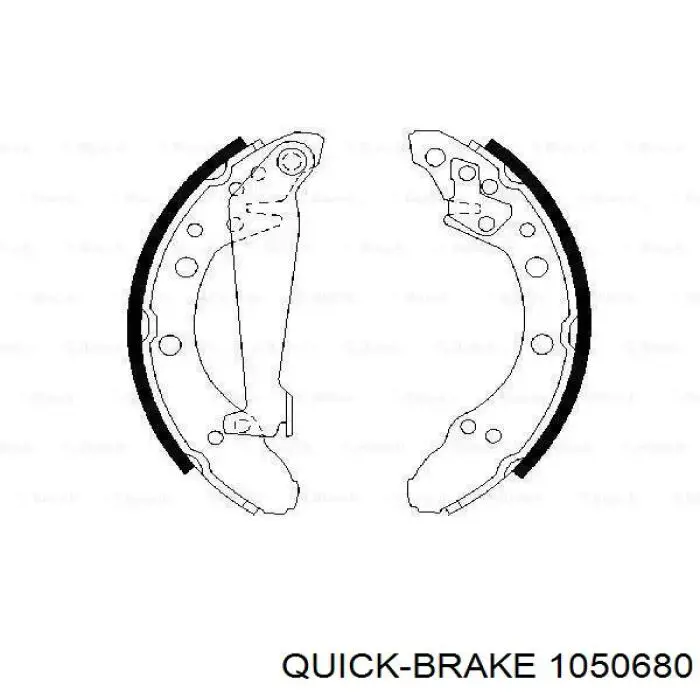 Kit de montaje de zapatas de freno traseras Quick Brake 1050680 precio, desde 7,51 EUR