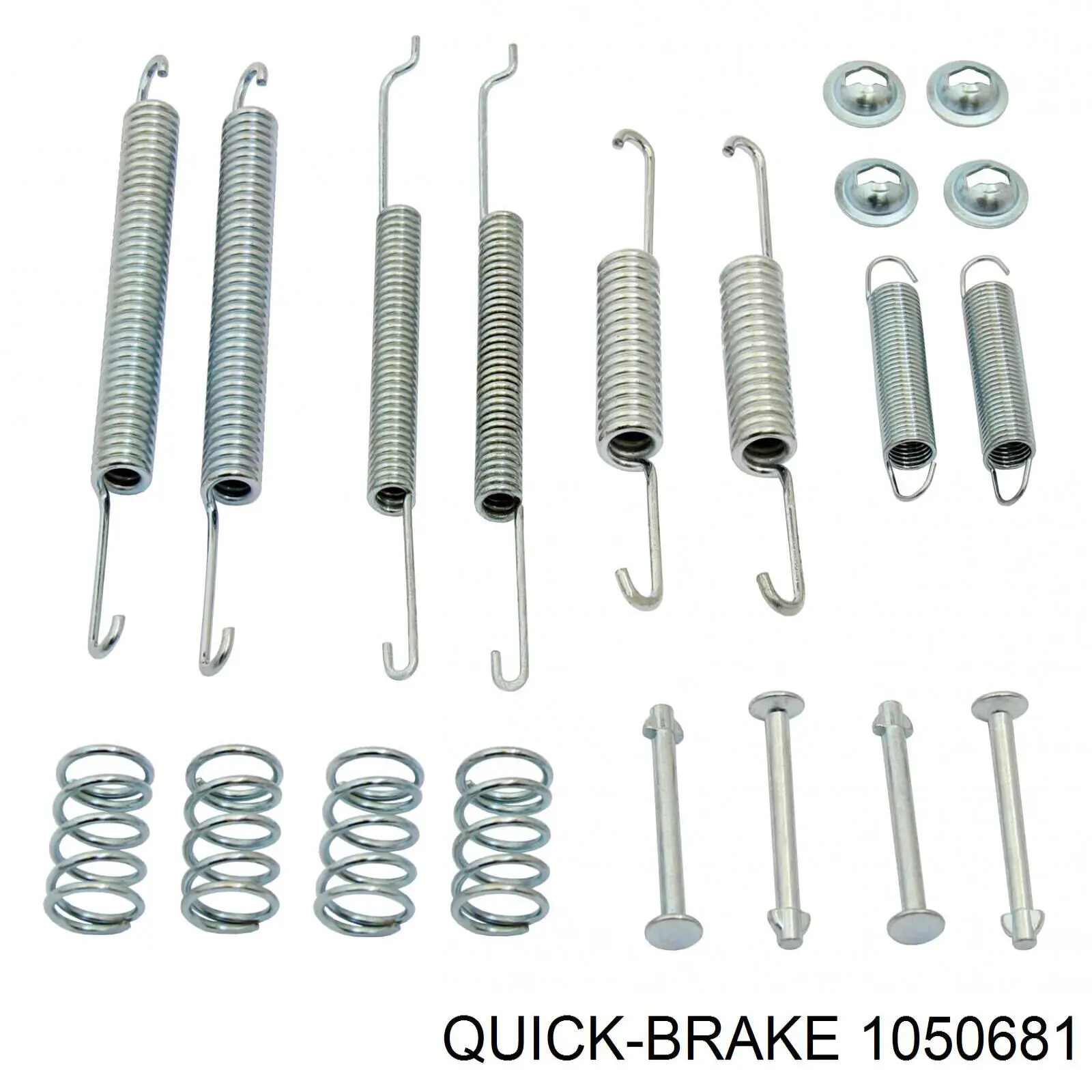 105-0681 Quick Brake kit de montaje, zapatas de freno traseras