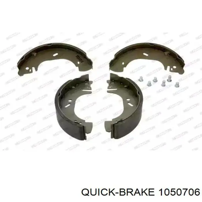 105-0706 Quick Brake kit de montaje, zapatas de freno traseras
