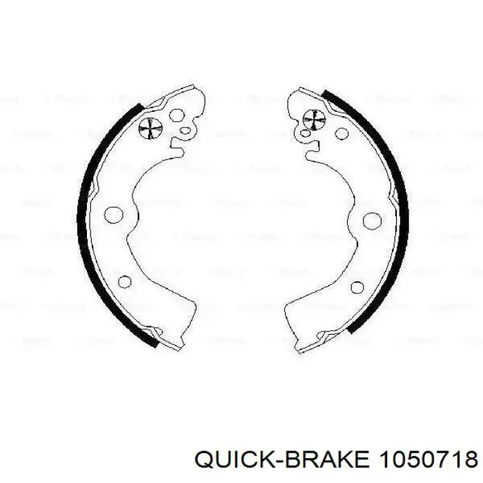 105-0718 Quick Brake juego de reparación, pastillas de frenos