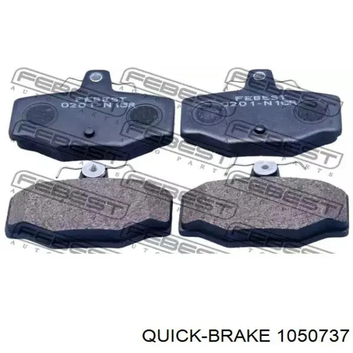 1050737 Quick Brake Kit de montaje de zapatas de freno traseras