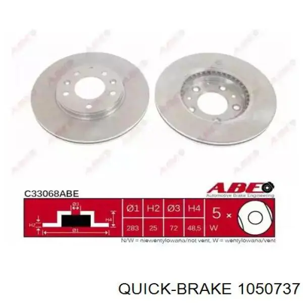 Comprar 1050737 Quick Brake Kit de montaje de zapatas de freno traseras