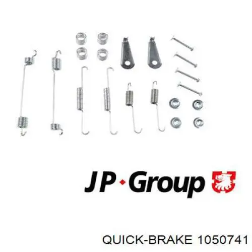 105-0741 Quick Brake kit de montaje, zapatas de freno traseras