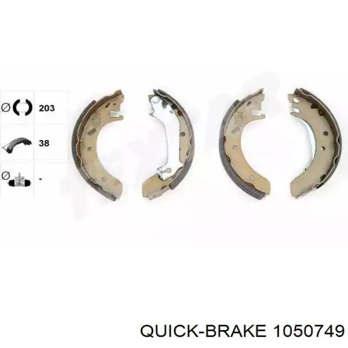  Kit de montaje de zapatas de freno traseras Ford Escort 5